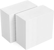 FOCUSLINE 200 Disposable Bathroom Napkins. Linen-Feel Paper Guest Towels. Soft and Absorbent Paper Hand Towels Party Napkins for Bathroom. Kitchen. Dinner. or Event. White. 12 x 17